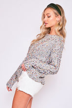 Load image into Gallery viewer, Multicolor Nubby Detail Knit Sweater