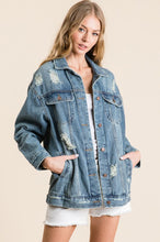 Load image into Gallery viewer, Medium Wash Denim Jacket