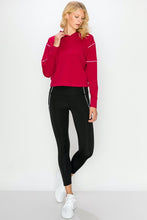 Load image into Gallery viewer, Piping Pullover Hoodie and Legging Set