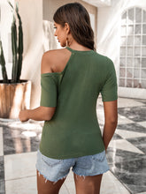 Load image into Gallery viewer, Cold-Shoulder Tee Shirt