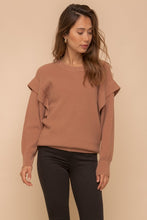 Load image into Gallery viewer, Band Detail Armhole Dolman Sweater