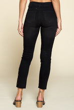Load image into Gallery viewer, Cropped Skinny Jeans with Silver Cutouts