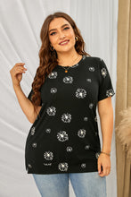 Load image into Gallery viewer, Plus Size Dandelion Print Tee Shirt