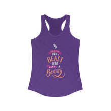 Load image into Gallery viewer, Beast Babe "Beauty and a Beast" Racerback Tank