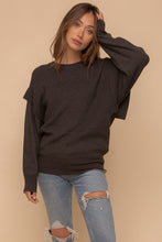 Load image into Gallery viewer, Band Detail Armhole Dolman Sweater