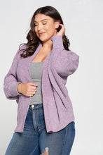 Load image into Gallery viewer, Plus Size Soft Knit Cardigan