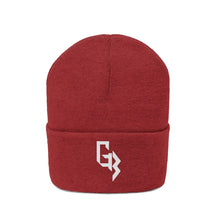 Load image into Gallery viewer, White Embroidered Gym Beast Knit Beanie