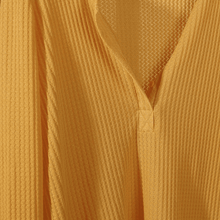 Load image into Gallery viewer, Waffle Knit Loose Fitting Tunic Blouse