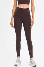 Load image into Gallery viewer, Striped Print Sports Leggings