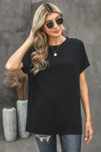 Load image into Gallery viewer, Round Neck Short Sleeve Solid Color Tee