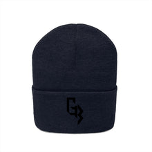 Load image into Gallery viewer, Black Embroidery Gym Beast Knit Beanie
