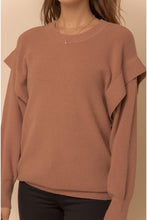 Load image into Gallery viewer, Band Detail Armhole Dolman Sweater