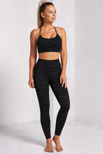 Load image into Gallery viewer, Star Print Sports Bra and Leggings Set