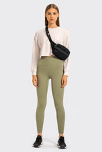 Load image into Gallery viewer, High Rise Crop Fitness Leggings