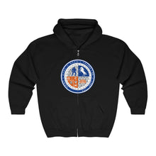 Load image into Gallery viewer, Grit City Knights "Coat of Arms" Heavy Blend™ Full Zip Hooded Sweatshirt