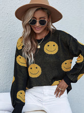 Load image into Gallery viewer, Smiley Face Sweater