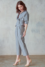 Load image into Gallery viewer, Basic Collar Shirt and Pants Set