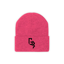 Load image into Gallery viewer, Black Embroidery Gym Beast Knit Beanie