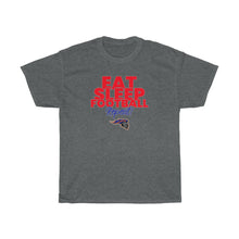 Load image into Gallery viewer, "Eat Sleep Football Repeat" Knights Heavy Cotton Tee