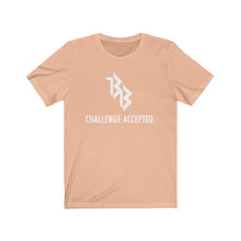 Load image into Gallery viewer, Beast Babe "Challenge Accepted" Jersey Short Sleeve Tee