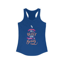 Load image into Gallery viewer, Beast Babe "Beauty and a Beast" Racerback Tank