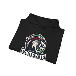 "Seattle Sabercats" Hooded Sweatshirt - Seattle Sabercats Team Apparel