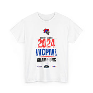 Official WCPML 2024 "Championship Knights" Heavy Cotton Poster Tee