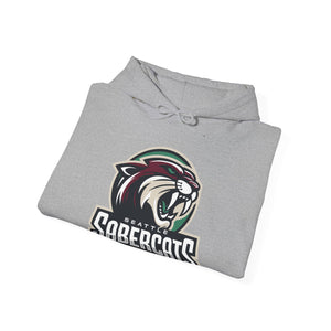 "Seattle Sabercats" Hooded Sweatshirt - Seattle Sabercats Team Apparel