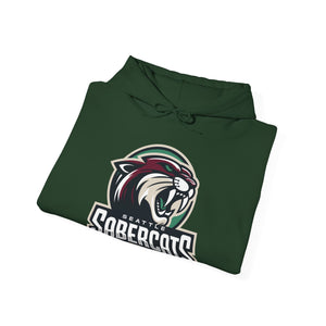 "Seattle Sabercats" Hooded Sweatshirt - Seattle Sabercats Team Apparel