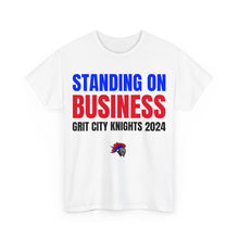 Load image into Gallery viewer, Grit City Knights &quot;Standing on Business&quot; Heavy Cotton Poster Tee
