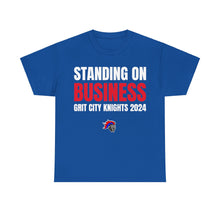 Load image into Gallery viewer, Grit City Knights &quot;Standing on Business&quot; Heavy Cotton Poster Tee
