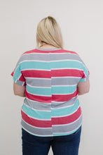 Load image into Gallery viewer, Andree by Unit Road Trippin&#39; Full Size Run Striped Tee
