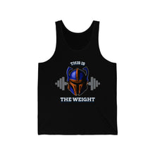 Load image into Gallery viewer, &quot;This Is the Weight&quot; Gym Jersey Tank
