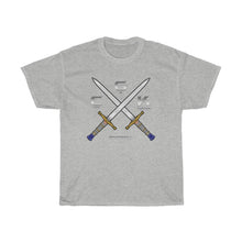 Load image into Gallery viewer, &quot;Cross Swords&quot; Knights Heavy Cotton Tee
