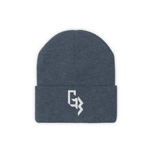 Load image into Gallery viewer, White Embroidered Gym Beast Knit Beanie
