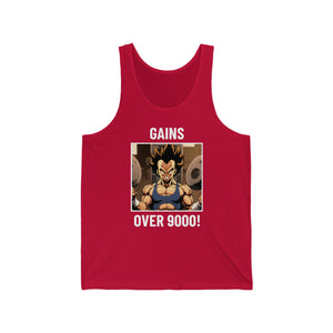 "Over 9000" Gym Jersey Tank