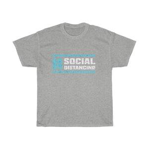 "Hashtag Social Distancing" Heavy Cotton Slogan Tee