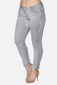 Plus Size Grey Denim Jeans