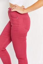 Load image into Gallery viewer, Zenana Walk the Line Full Size High Rise Skinny Jeans in Rose
