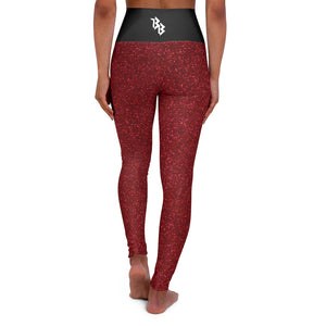 Beast Babe "Volcano Red" Yoga Leggings