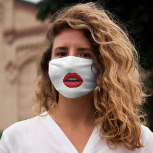 Snug-Fit "Lush Lips" Polyester Face Mask