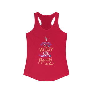 Beast Babe "Beauty and a Beast" Racerback Tank