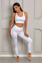 Load image into Gallery viewer, Printed Sports Bra and Leggings Set
