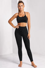 Load image into Gallery viewer, Star Print Sports Bra and Leggings Set
