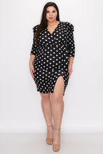 Load image into Gallery viewer, Plus Size Bodycon Wrap Dress
