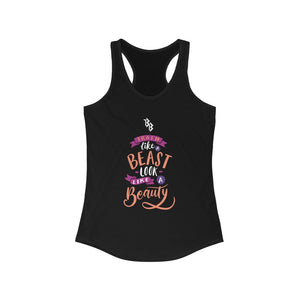 Beast Babe "Beauty and a Beast" Racerback Tank