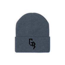 Load image into Gallery viewer, Black Embroidery Gym Beast Knit Beanie
