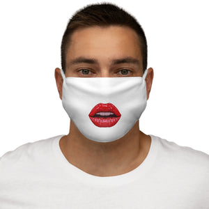 Snug-Fit "Lush Lips" Polyester Face Mask