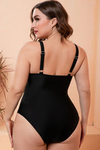 Load image into Gallery viewer, Full Size Two-Tone One-Piece Swimsuit
