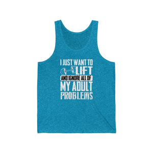 "Life Problems" Gym Jersey Tank